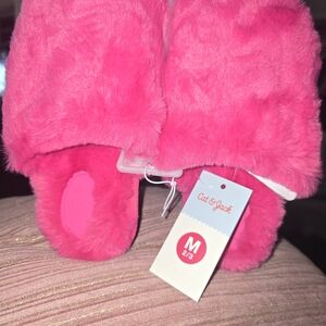 Cat & Jack Pink Cozy Mittens